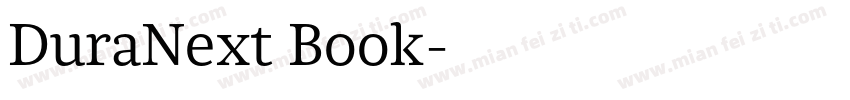 DuraNext Book字体转换